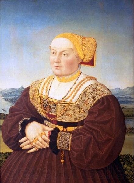 Conrad Faber von Kreuznach Portrait of Anne von Glauburg, born Knoblauch